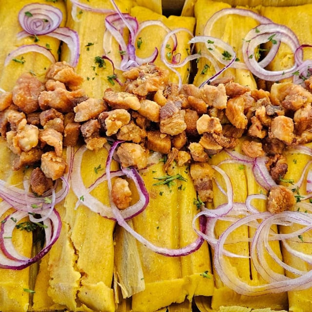 2x Cuban Tamales.